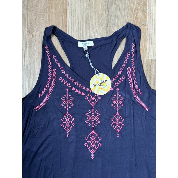 Hayden‎ Los Angeles Tank Dress in Navy Blue Size L - Picture 3 of 7